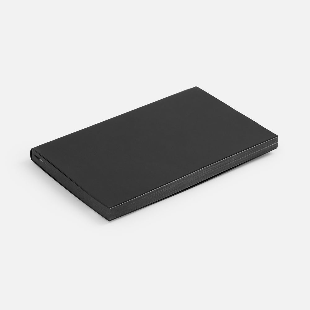 Ежедневник Flat Mini, недатированный, черный