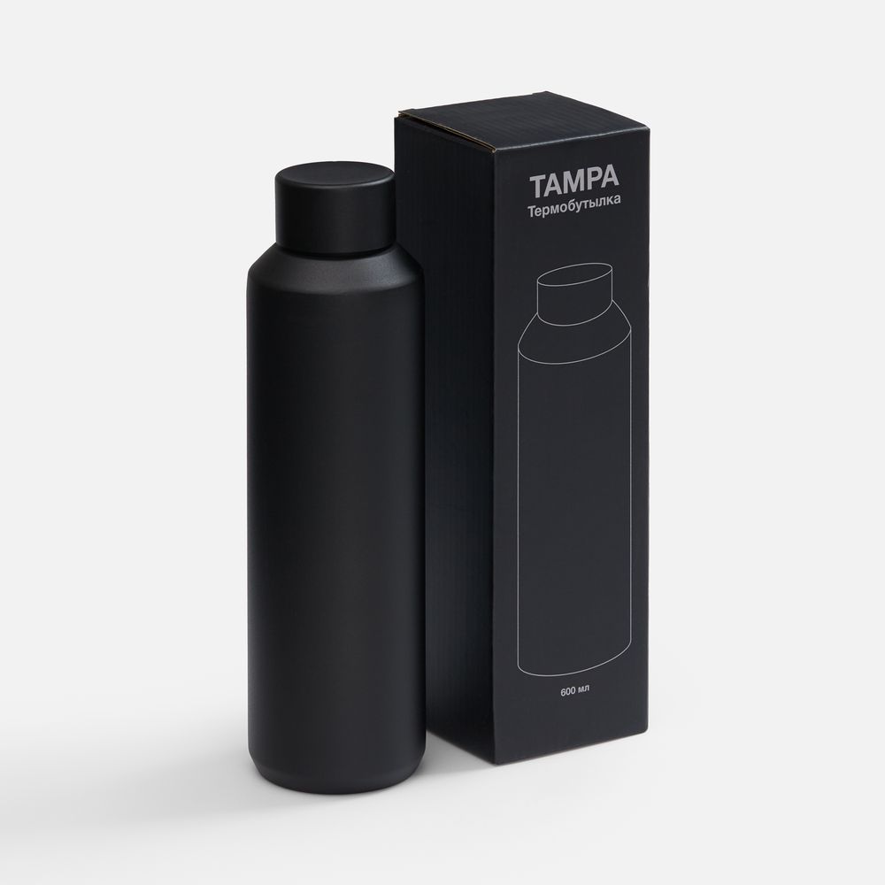 Термобутылка Tampa, ver.2, черная
