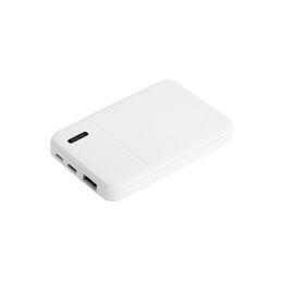 Внешний аккумулятор с подсветкой Skyline 5000 mAh, белый