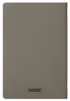Блокнот Alpha slim, серый фото 