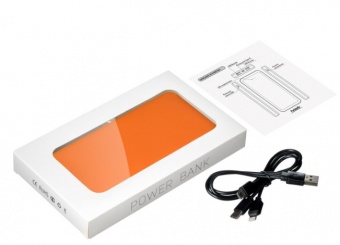 Внешний аккумулятор Elari Plus 10000 mAh, оранжевый фото 