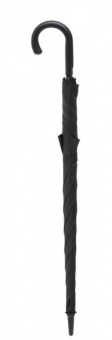 Зонт-трость с квадратным куполом Mistral, черный фото 