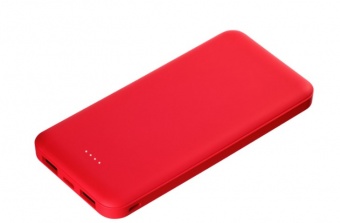 Внешний аккумулятор Elari Plus 10000 mAh, красный фото 