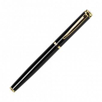 Ручка-роллер Sonata черная/позолота фото 
