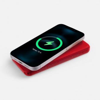 Аккумулятор Omni Qi 10000 мАч, ver.2, красный фото 