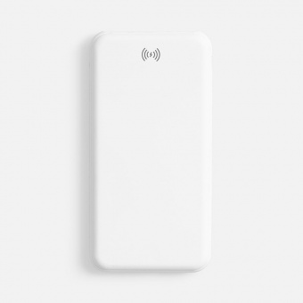 Аккумулятор с беспроводной зарядкой All Day Wireless, 10000 мАч, белый фото 