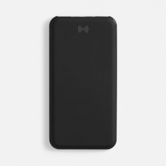 Аккумулятор с беспроводной зарядкой All Day Wireless, 10000 мАч, черный фото 