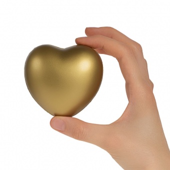 Антистресс «Сердце», золотистый ver.1 фото 