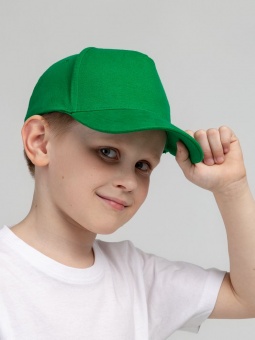 Бейсболка детская Standard Kids, зеленая фото 