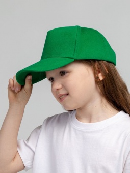Бейсболка детская Standard Kids, зеленая фото 