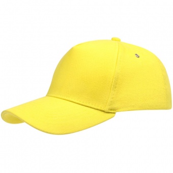Бейсболка Standard, желтая (лимонная) фото 