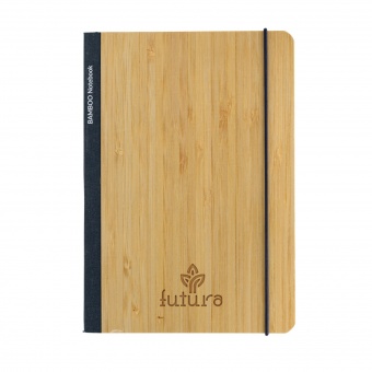 Блокнот Scribe с обложкой из бамбука, А5, 80 г/м² фото 