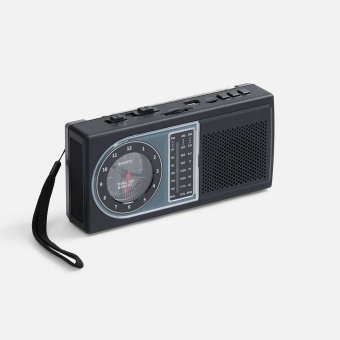 Bluetooth-колонка с радио Comradio, черная фото 
