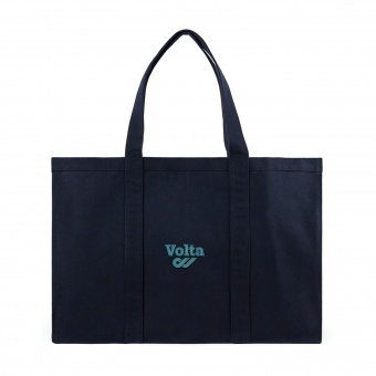 Большая сумка-шоппер VINGA Hilo из переработанного неокрашенного канваса AWARE™, 400 г/м² фото 