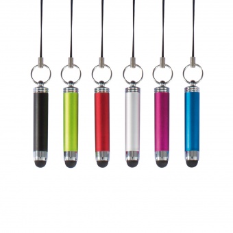 Брелок для ключей с ручкой-стилусом, салатовый фото 