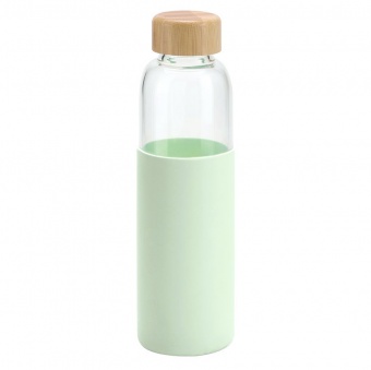 Бутылка для воды Dakar, прозрачная с зеленым фото 