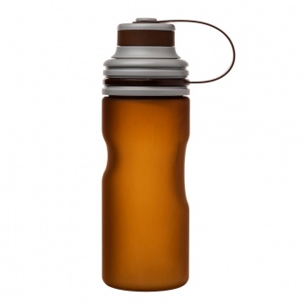 Бутылка для воды Fresh, коричневая фото 
