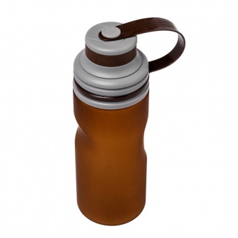 Бутылка для воды Fresh, коричневая фото 