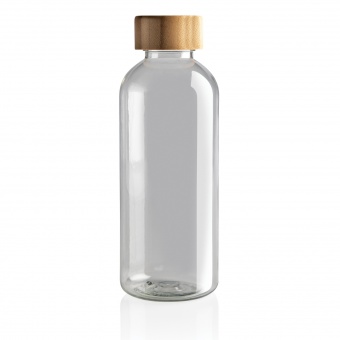 Бутылка для воды из rPET (стандарт GRS) с крышкой из бамбука FSC® фото 