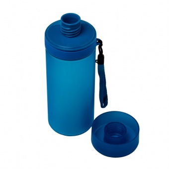 Бутылка для воды Simple, синяя фото 