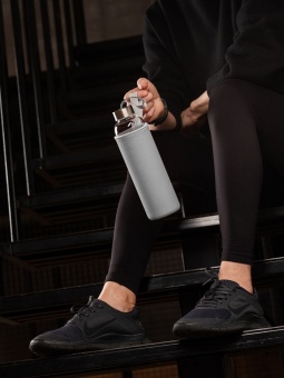 Бутылка для воды Sleeve Ace, серая фото 