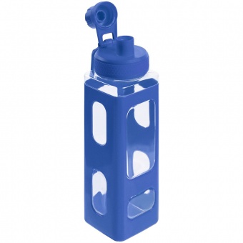 Бутылка для воды Square Fair, синяя фото 