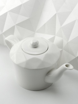 Чайник Diamante Bianco, белый фото 