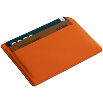 Чехол для карточек Dorset, оранжевый фото 