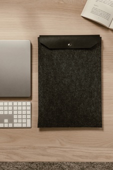 Чехол для ноутбука VINGA Albon из переработанного фетра GRS, 17’’ фото 