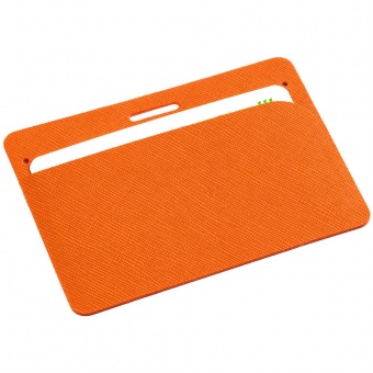 Чехол для карточки Devon, оранжевый фото 