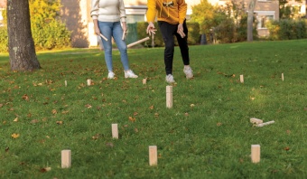 Деревянный игровой набор Kubb фото 