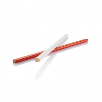 Деревянный карандаш, 25 см, красный фото 