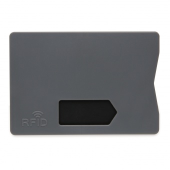 Держатель для карт RFID, серый фото 