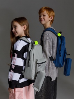 Детский рюкзак Base Kids с пеналом, темно-синий фото 