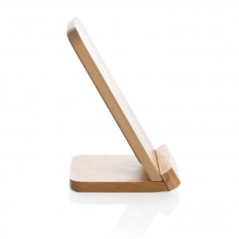 Док-станция Bamboo FSC® для беспроводной зарядки, 5 Вт фото 