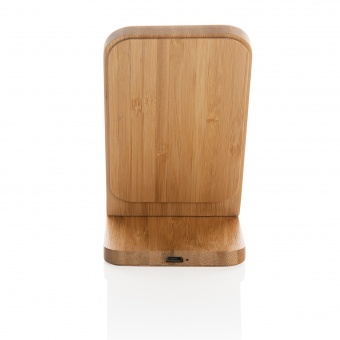 Док-станция Bamboo FSC® для беспроводной зарядки, 5 Вт фото 