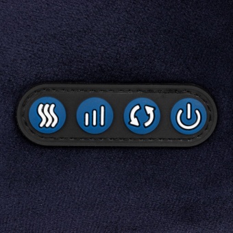 Дорожная подушка-массажер inRelax, синяя фото 