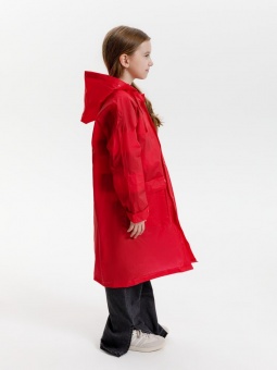 Дождевик детский RainDrop Kids, красный фото 3