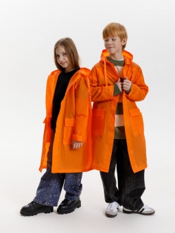Дождевик детский RainDrop Kids, оранжевый фото 5