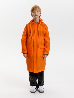 Дождевик детский RainDrop Kids, оранжевый фото 10