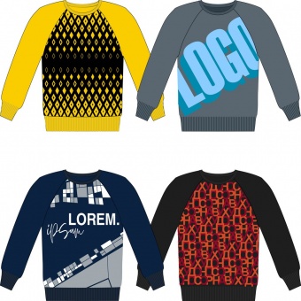 Джемпер на заказ Tricksy Net Reglan, акрил фото 