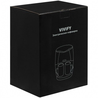 Электрическая кофеварка Vivify, черная фото 