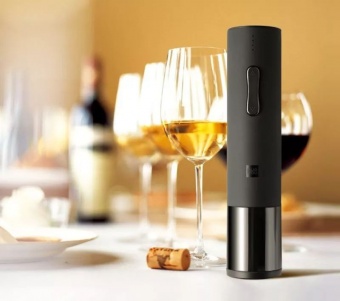 Электрический штопор HuoHou Electric Wine Bottle Opener, черный фото 