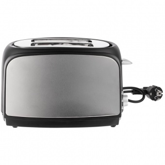 Электрический тостер Postre, серебристо-черный фото 