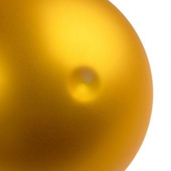 Елочный шар Gala Matt в коробке, 8,5 см, золотистый фото 