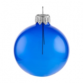 Елочный шар Gala Night в коробке, синий, 6 см фото 