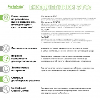 Ежедневник Arctic недатированный, белый/черный фото 