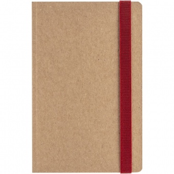 Ежедневник Eco Write Mini, недатированный, с красной резинкой фото 