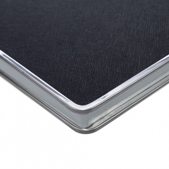 Ежедневник Frame Metal, недатированный, черный фото 