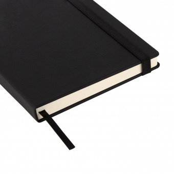 Ежедневник Marseille soft touch BtoBook недатированный, черный (без упаковки, без стикера) фото 